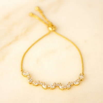 Pulsera Diamantesta Marquis en Oro Amarillo 18K con Diamantes