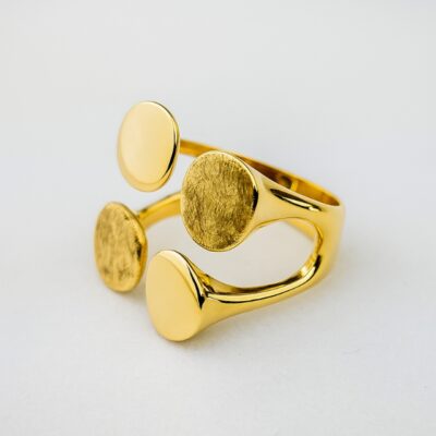 Sortija 18K Tawa Muyu en Oro Amarillo