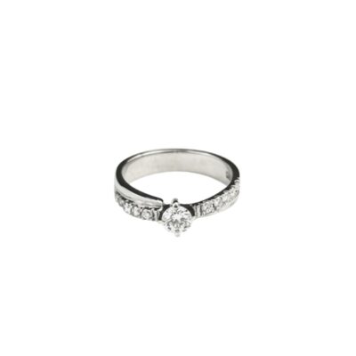 Anillo ANA MARIA X en Oro Blanco 18K con Diamantes