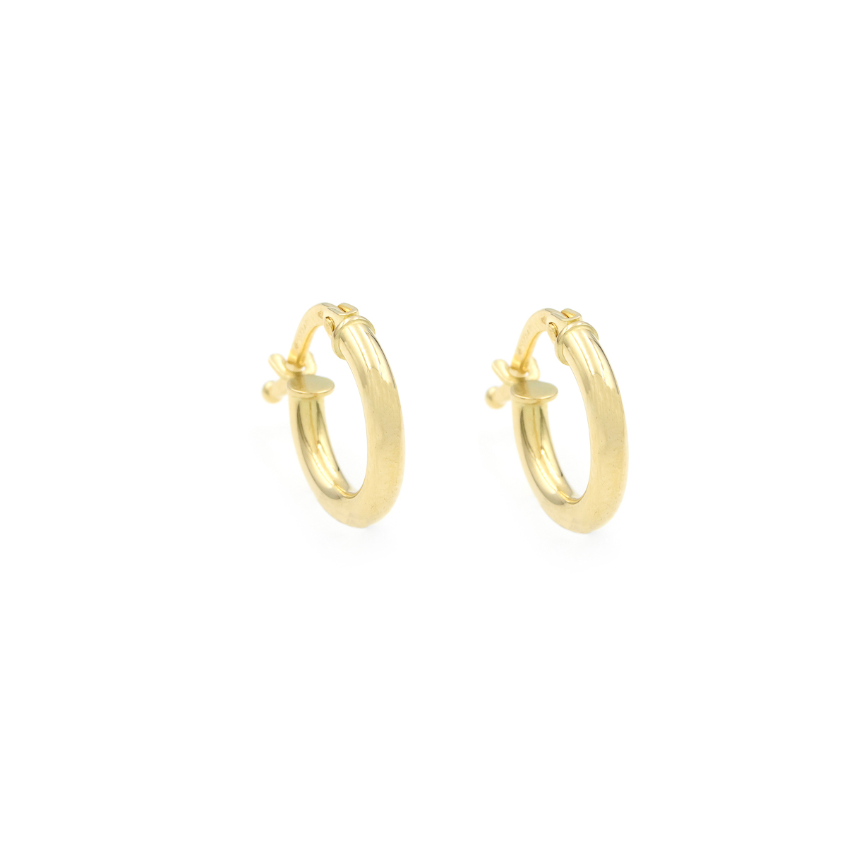 Argollas Pequeñas 18k en Oro Amarillo