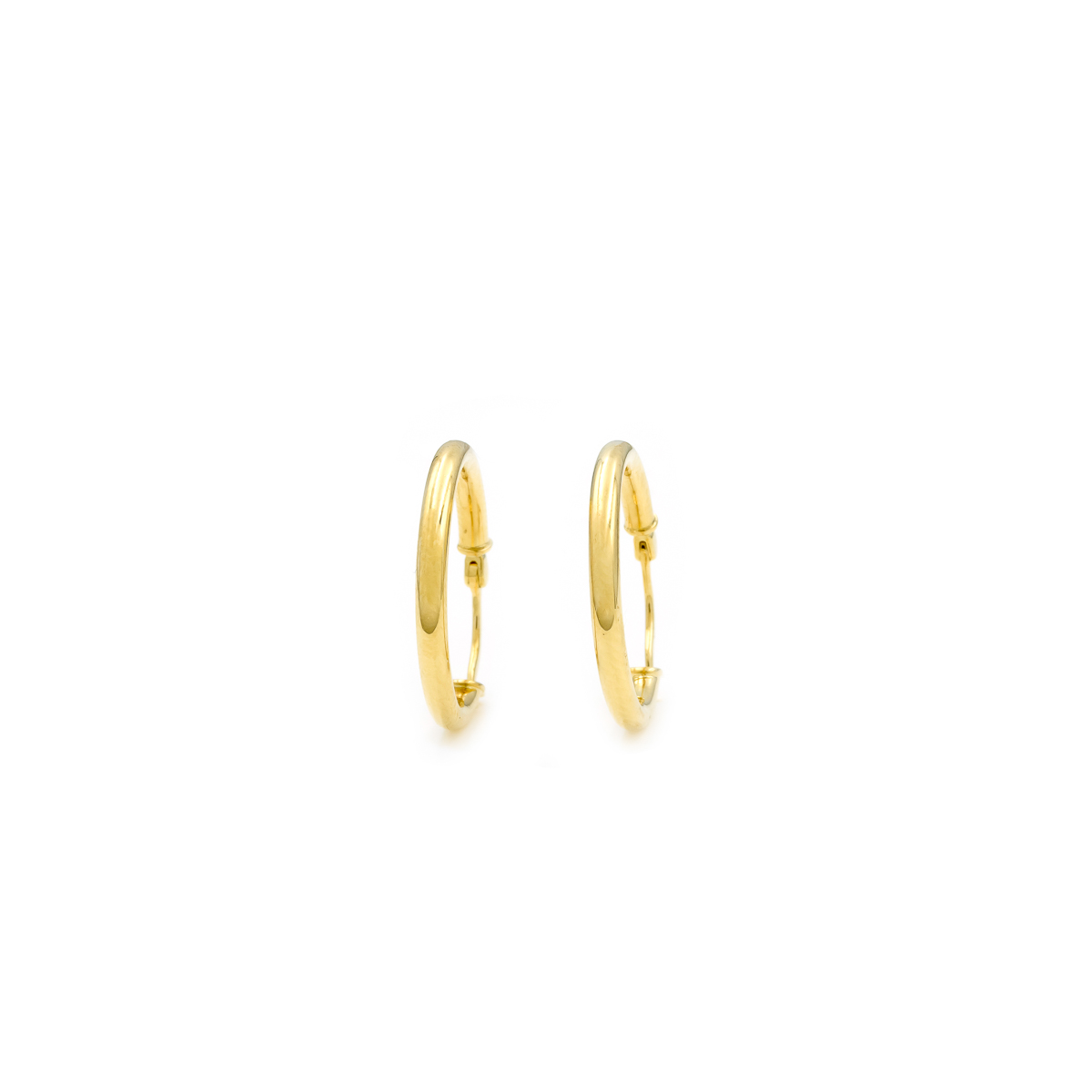 Argollas 18k en Oro Amarillo