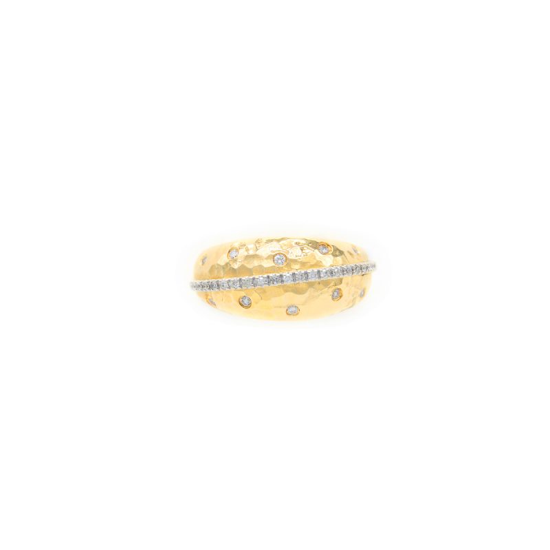 Sortija Diamantesta Hatun en Oro Amarillo 18K con Diamantes