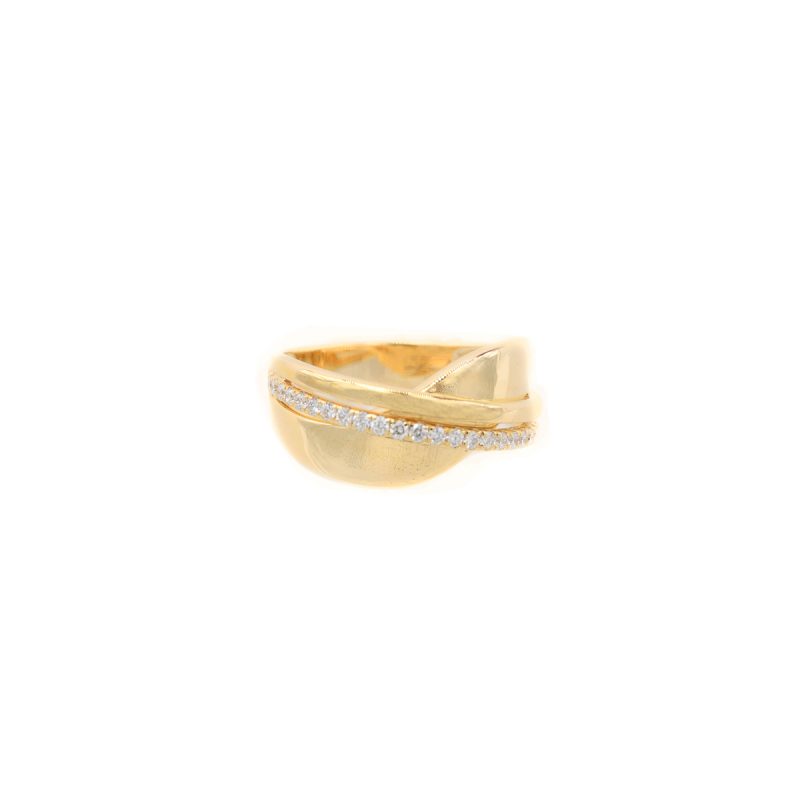 Sortija Diamantesta Isamar en Oro Amarillo 18K con Diamantes