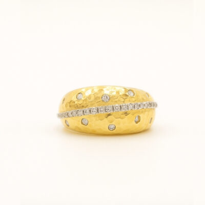 Sortija Diamantesta Hatun en Oro Amarillo 18K con Diamantes