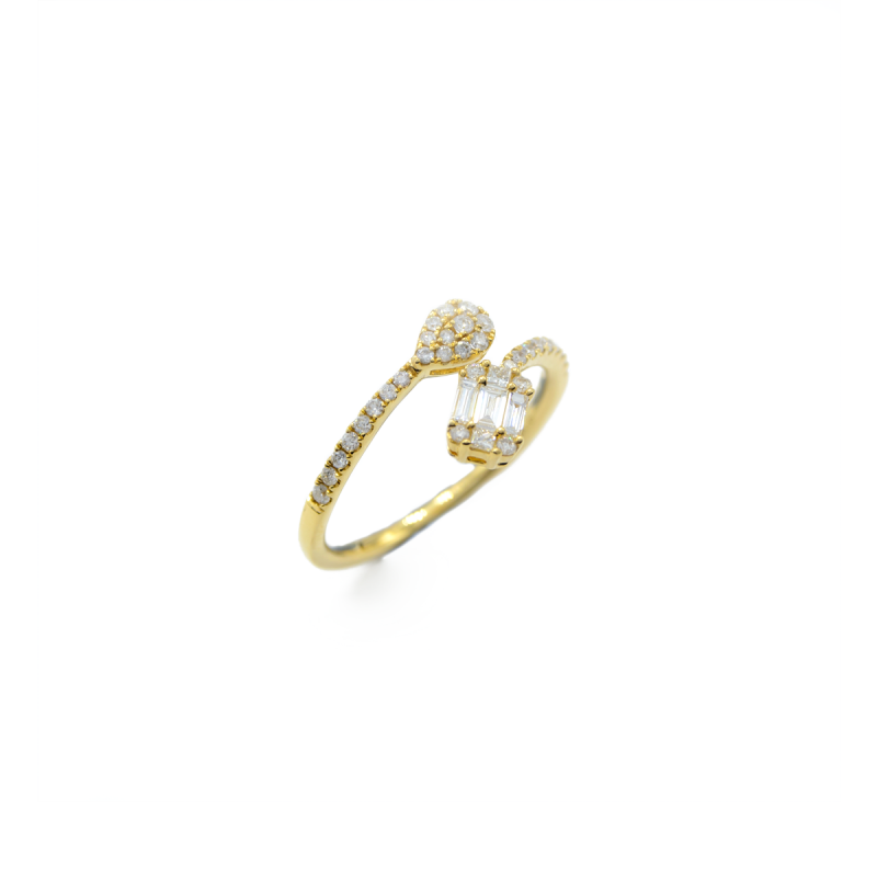 Sortija de Diamante en Oro 18k