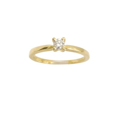 Anillo ANA MARIA en Oro Amarillo 18K con Diamante