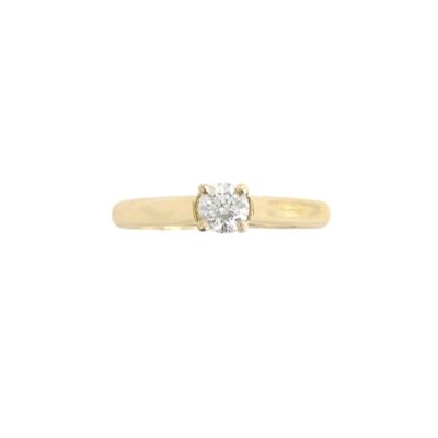 Anillo ANA MARIA en Oro Amarillo 18K con Diamante