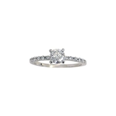 Anillo ANA MARIA en Oro Blanco 18K con Diamante