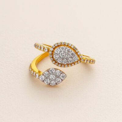 Drop de diamantes en Oro Amarillo 18K.