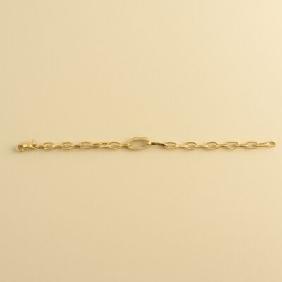 Pulsera eslabones en Oro Amarillo 18k
