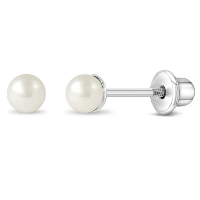 Aretes de perla en plata 925